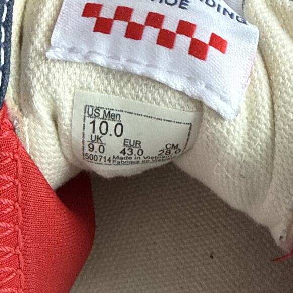 Vans Old Skool PopCush Navy White Men’s 10 US Skate Shoes Minimal Wear Blue - Picture 13 of 16